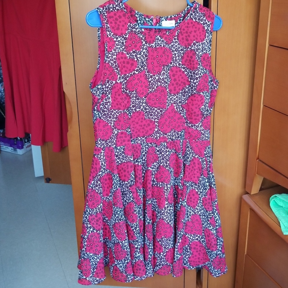 Hearts and Flowers Sleeveless Dress